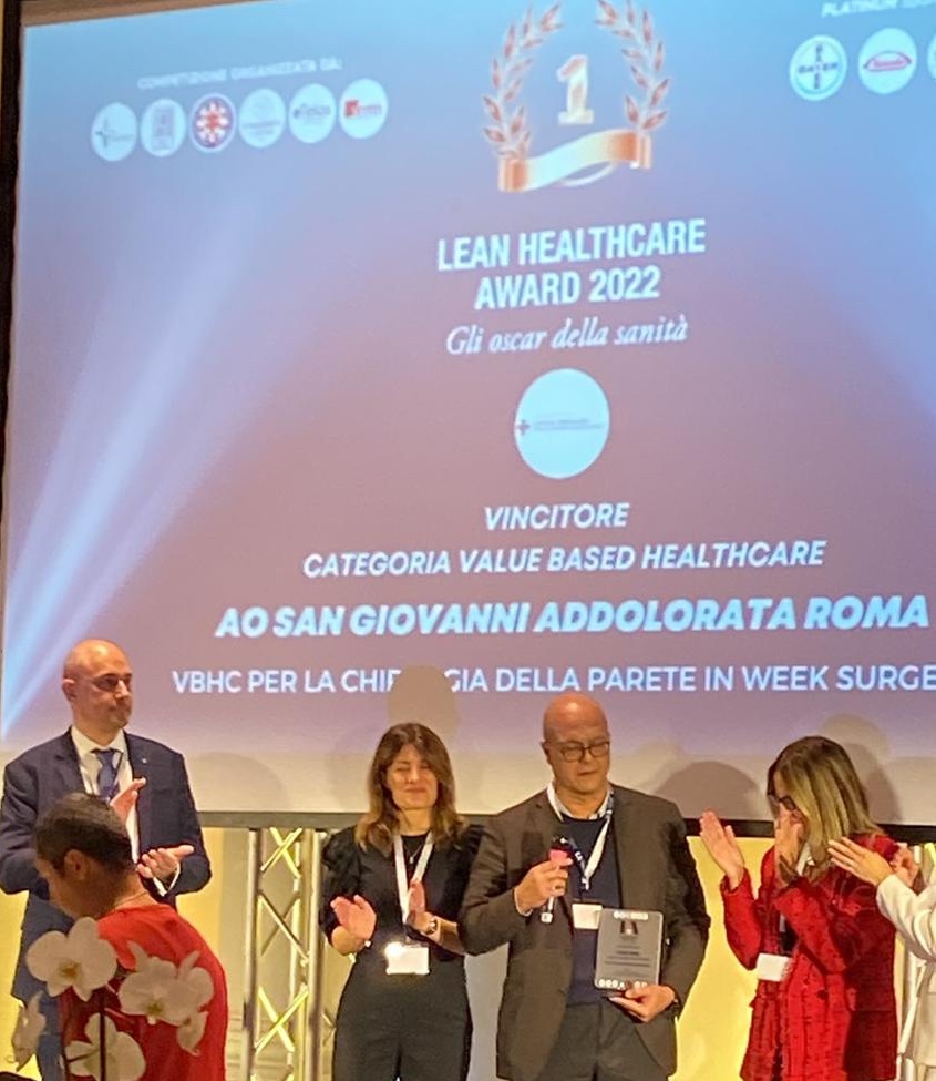 Vittoria premio Lean — AO San Giovanni Addolorata